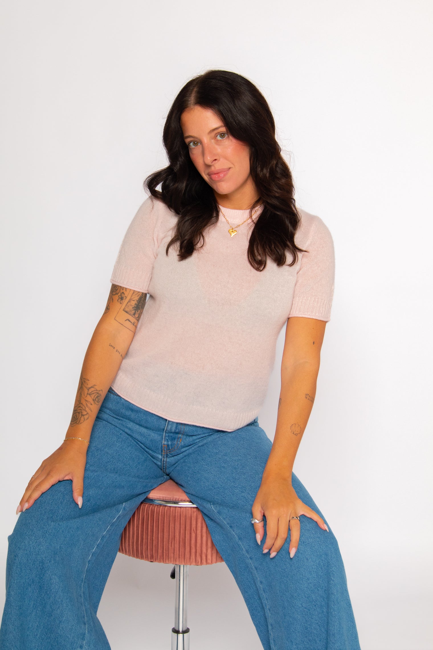 Serafina Cashmere T-Shirt Ballet