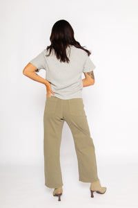 Gusset Cargo Pomonok Khaki Women's Bottoms Moussy Denim