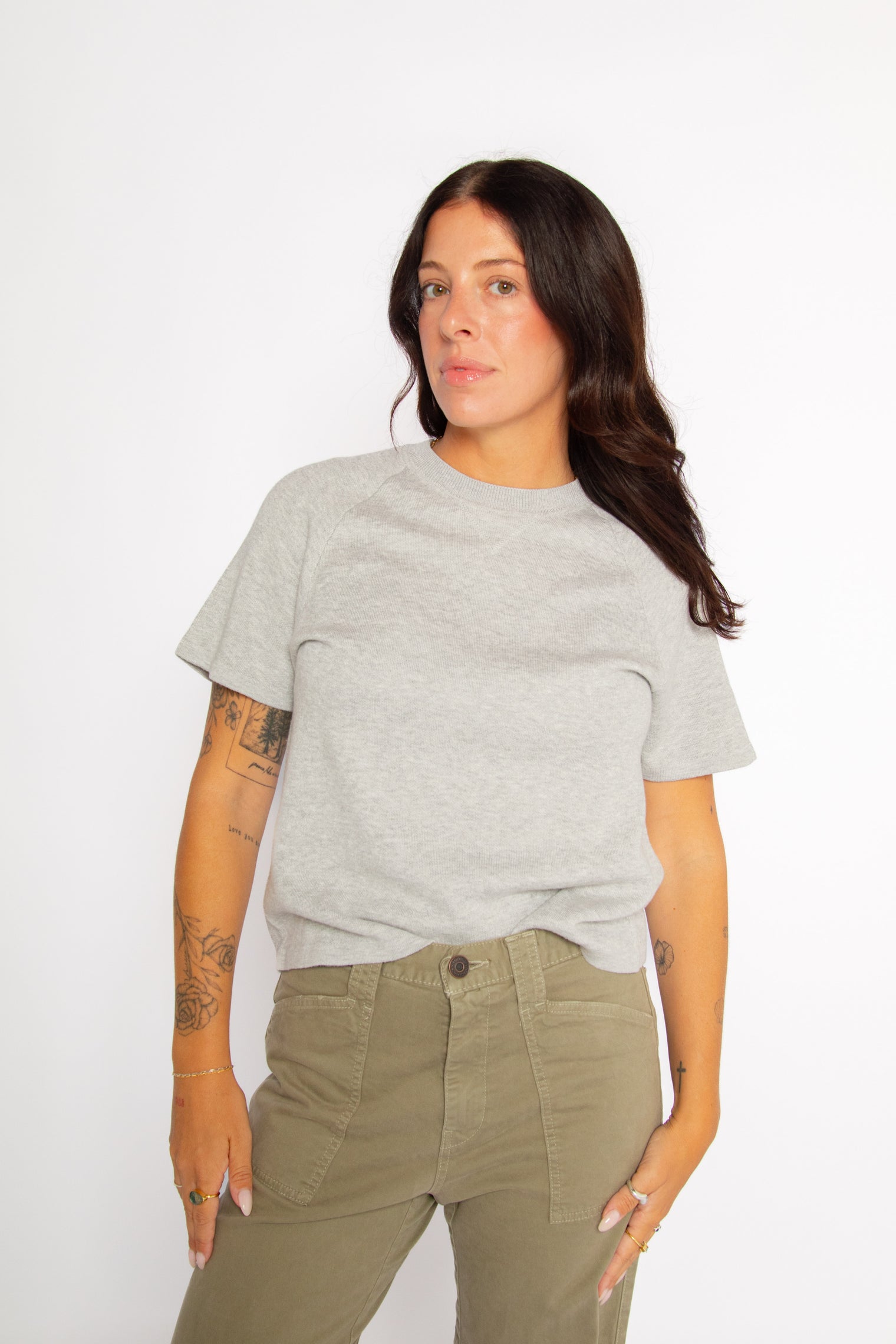 Warwick T-Shirt Heather Grey Women's Tops One Grey Day