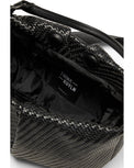 Savannah Black Braided Luxe Gifts + Accessories Bags Think Royln