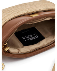 Yacht Bum Bag 2.0 Dune Raffia & Saddle Gifts + Accessories Bags Think Royln