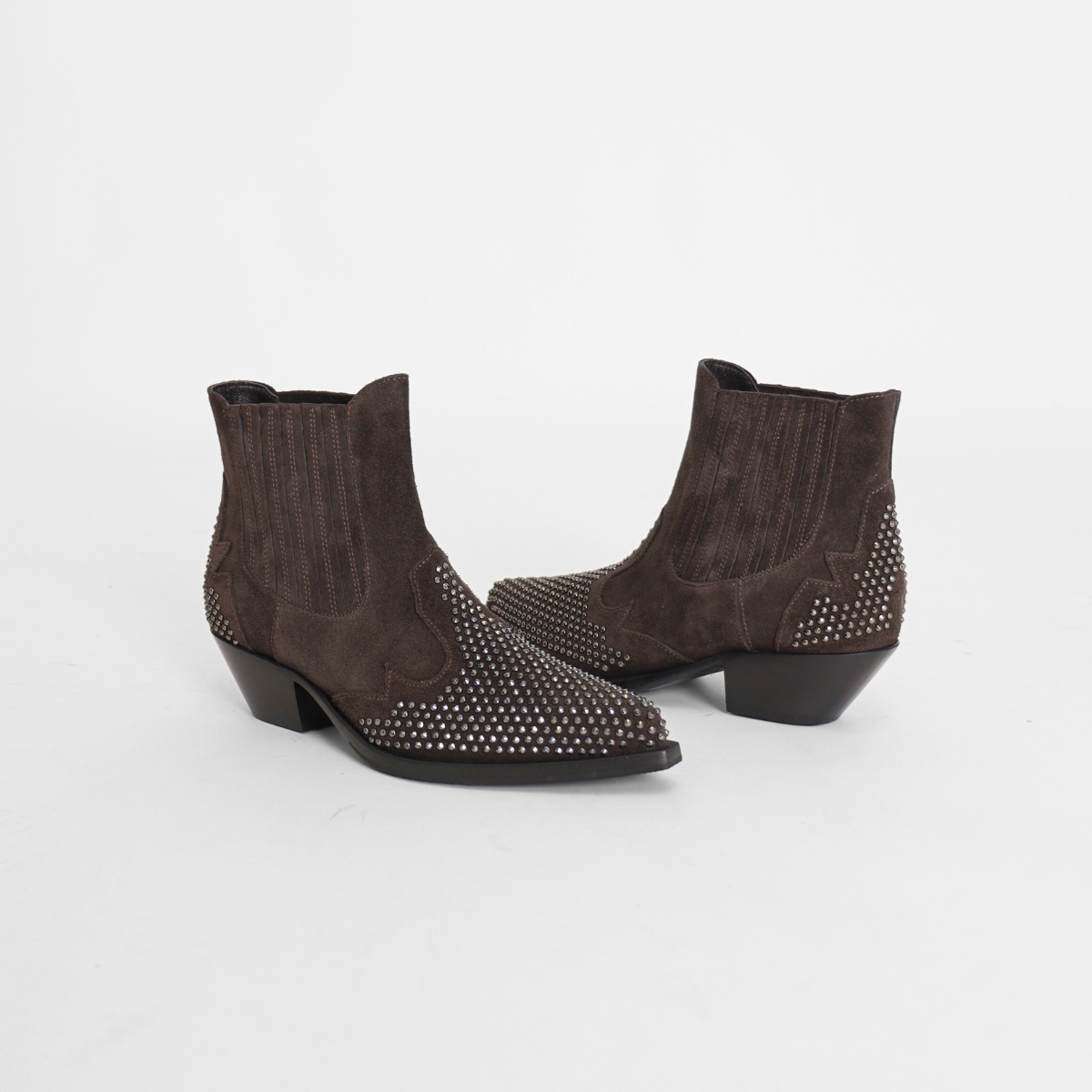 Borchie Gunmetal Boot Women's Boots Laura Bellariva
