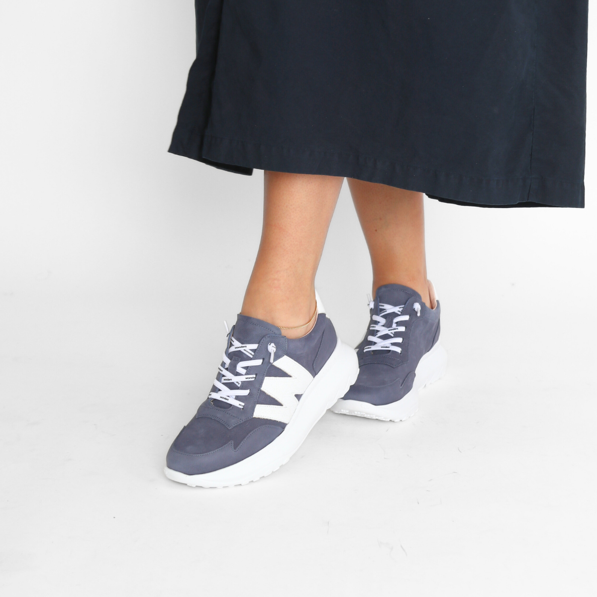 Nubuk Almeria Baltic Women's Sneakers Platforms Wonders