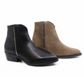 Delman Taupe Suede Women's Boots Ateliers    