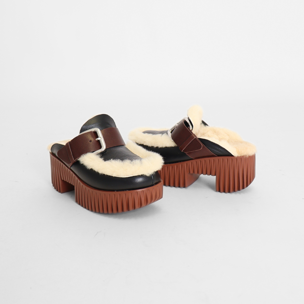 Plia Amber Oreo Women's Shoes Platforms 4CCCCEES