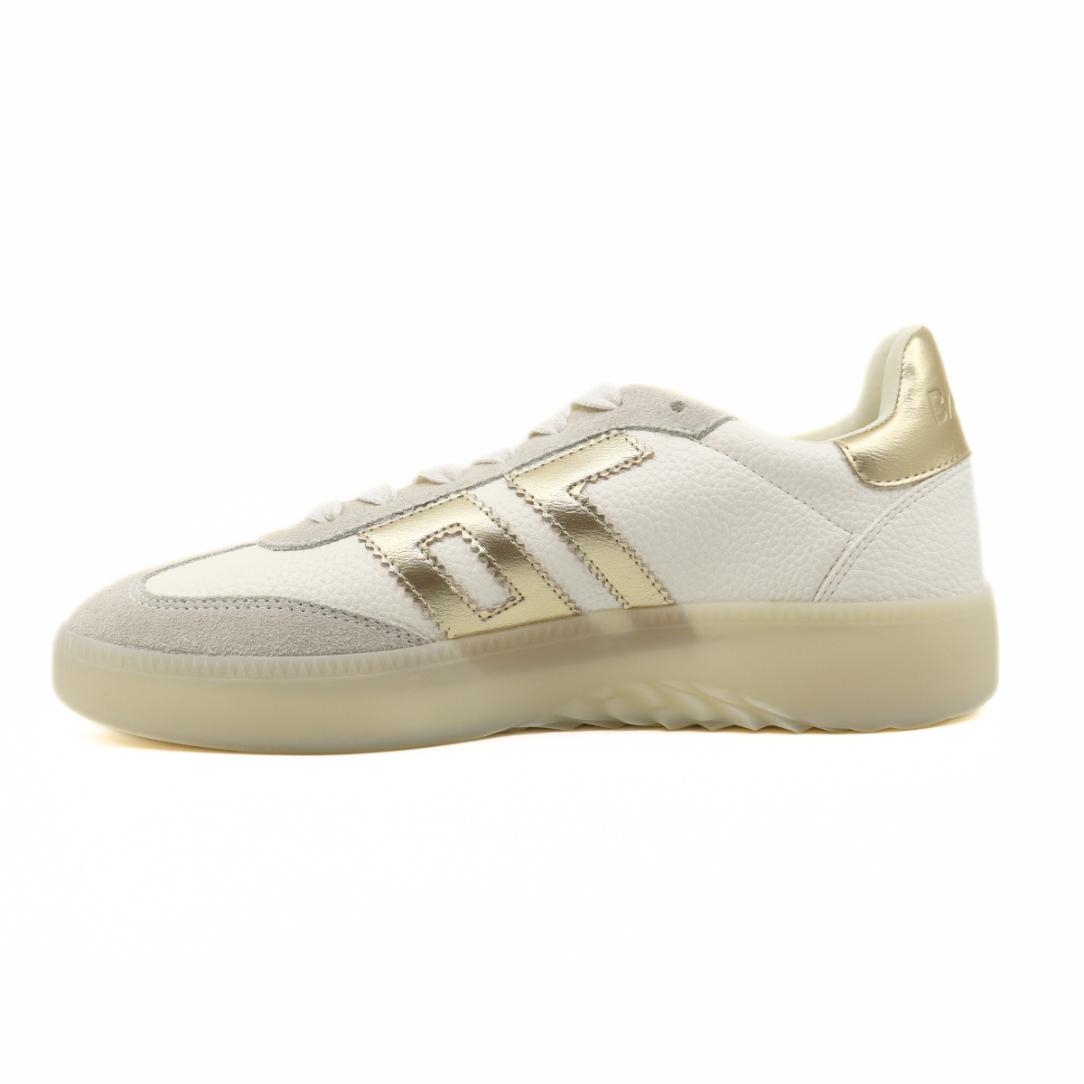 Boston Metallic Gold Women's Sneakers Platforms Back 70