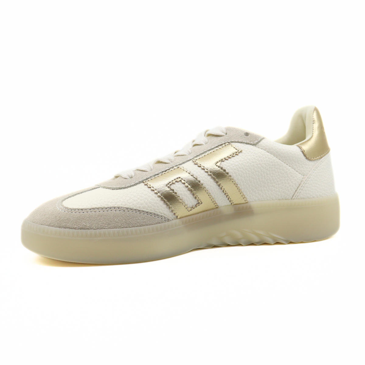 Boston Metallic Gold Women's Sneakers Platforms Back 70