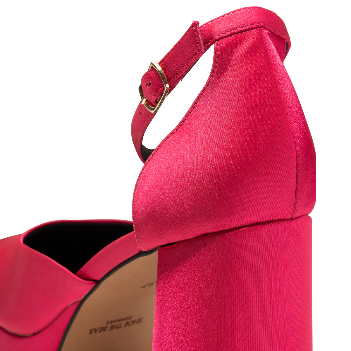 PRISCILLA ANKLE STRAP PINK Women's Shoes Heels Shoe the Bear    