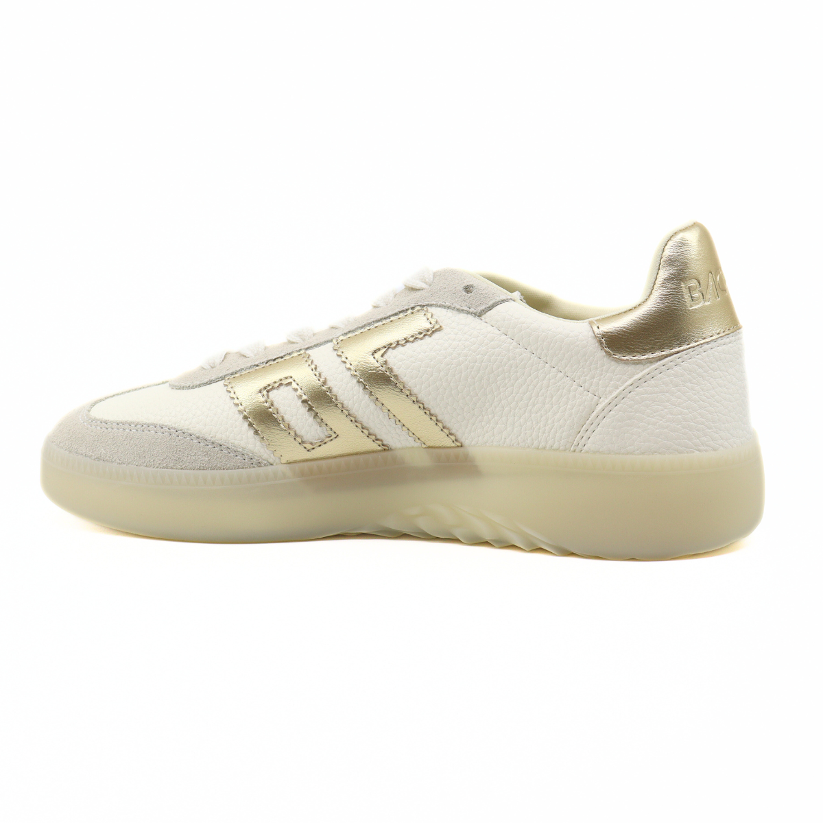 Boston Metallic Gold Women's Sneakers Platforms Back 70