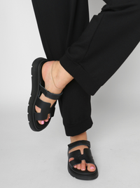 Caleb Black Women's Sandals Ateliers