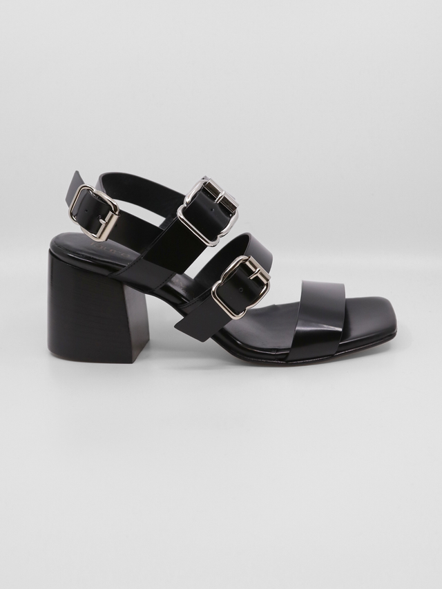 Abrasivato Nero Women's Sandals Heels Laura Bellariva