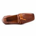 Double Band Flat Caramel Women's Shoes Flats I.N.K. Shoes    