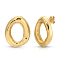 Orbit 2.0 Gold Circle Stud Earring Gifts + Accessories Jewelry Jūratė Los Angeles