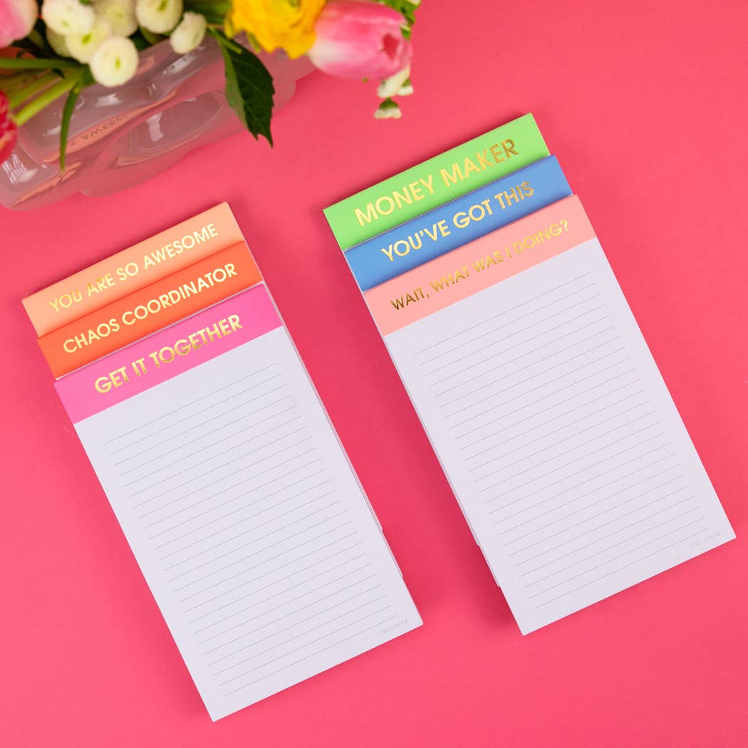 What Was I Doing? Notepad Coral Pink Gifts + Accessories Chez Gagné