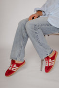 Easter Mohair Wine Beige Women's Sneakers Back 70
