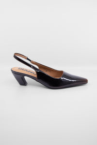 Biabaley Slingback Brown Patent