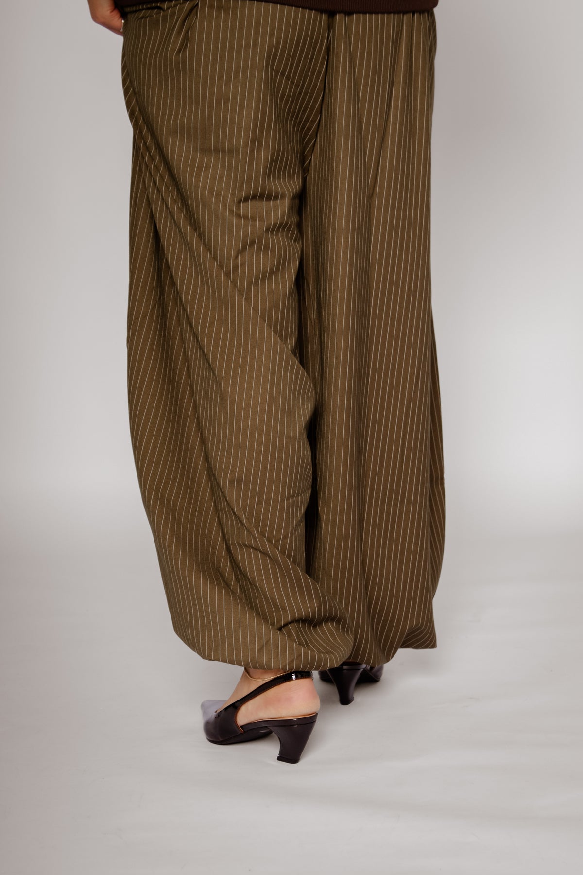 Biabaley Slingback Brown Patent