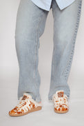 Easter Fl Cow Cuoio Women's Sneakers Back 70