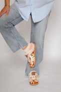 Easter Fl Cow Cuoio Women's Sneakers Back 70