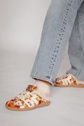 Easter Fl Cow Cuoio Women's Sneakers Back 70