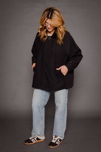 Mv Short Balmaccan Coat Black
