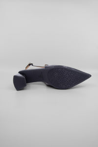 Biamaralyn Heart Mary Jane Slingback Black