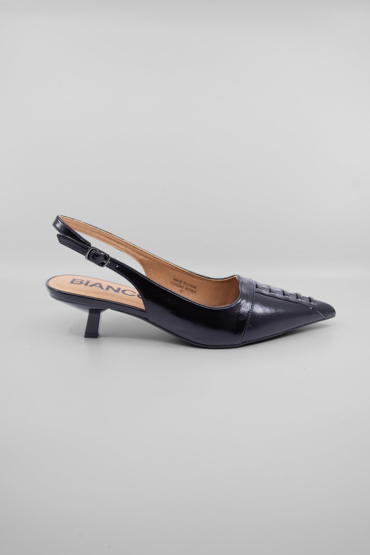 Biakristin Lace Up Slingback Black Pratia