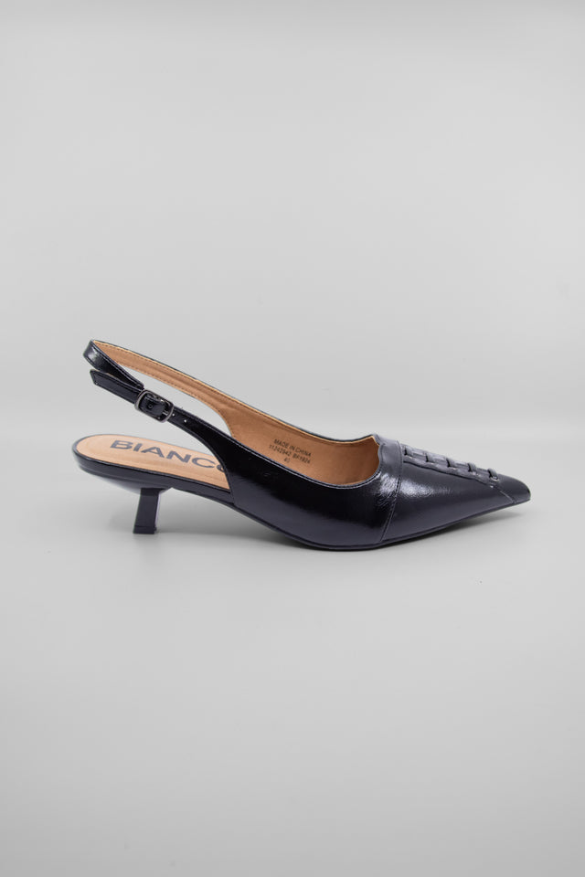 Biakristin Lace Up Slingback Black Pratia