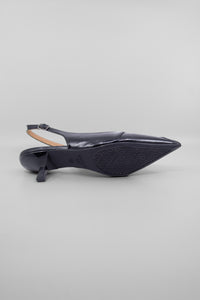 Biakristin Lace Up Slingback Black Pratia