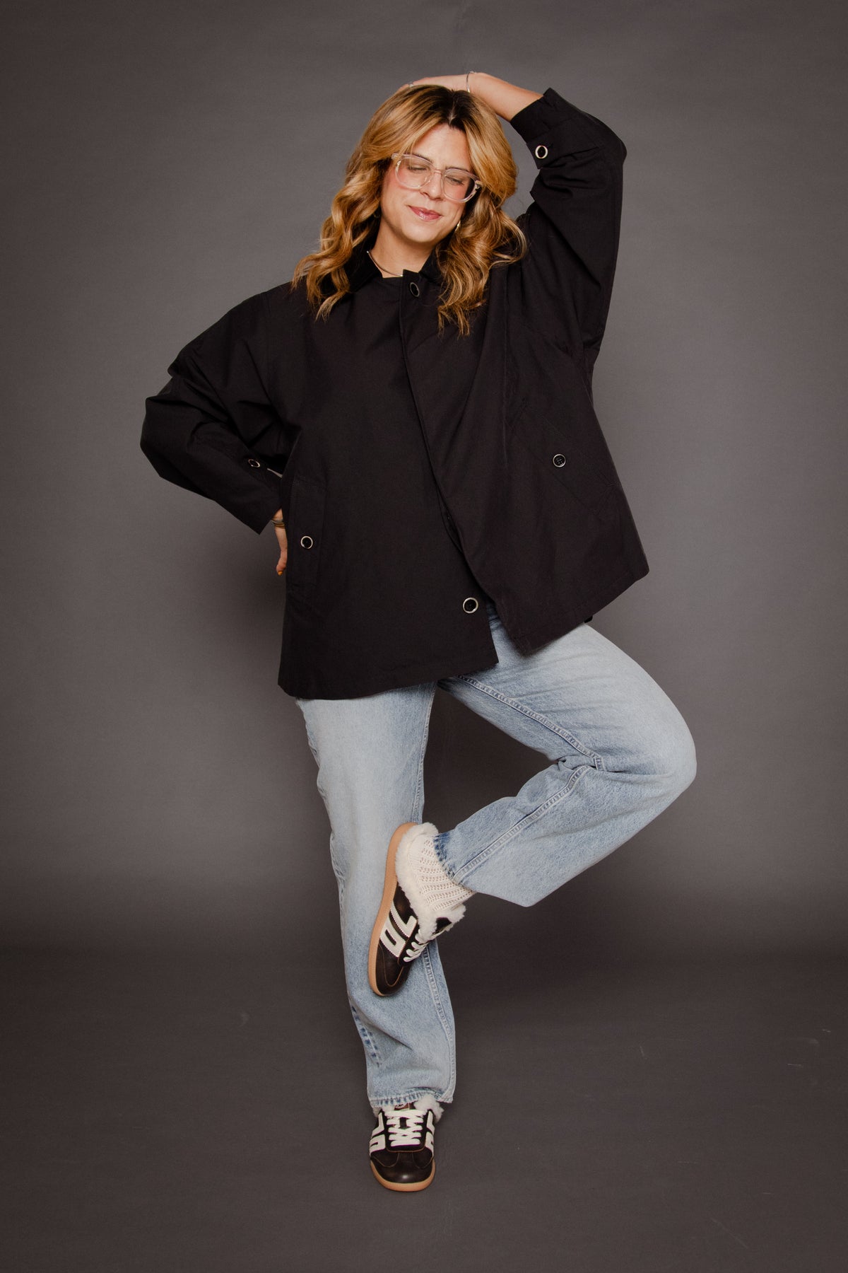 Mv Short Balmaccan Coat Black