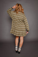 Felicity Dress Green Stripe Women's Dresses Muse Assembly