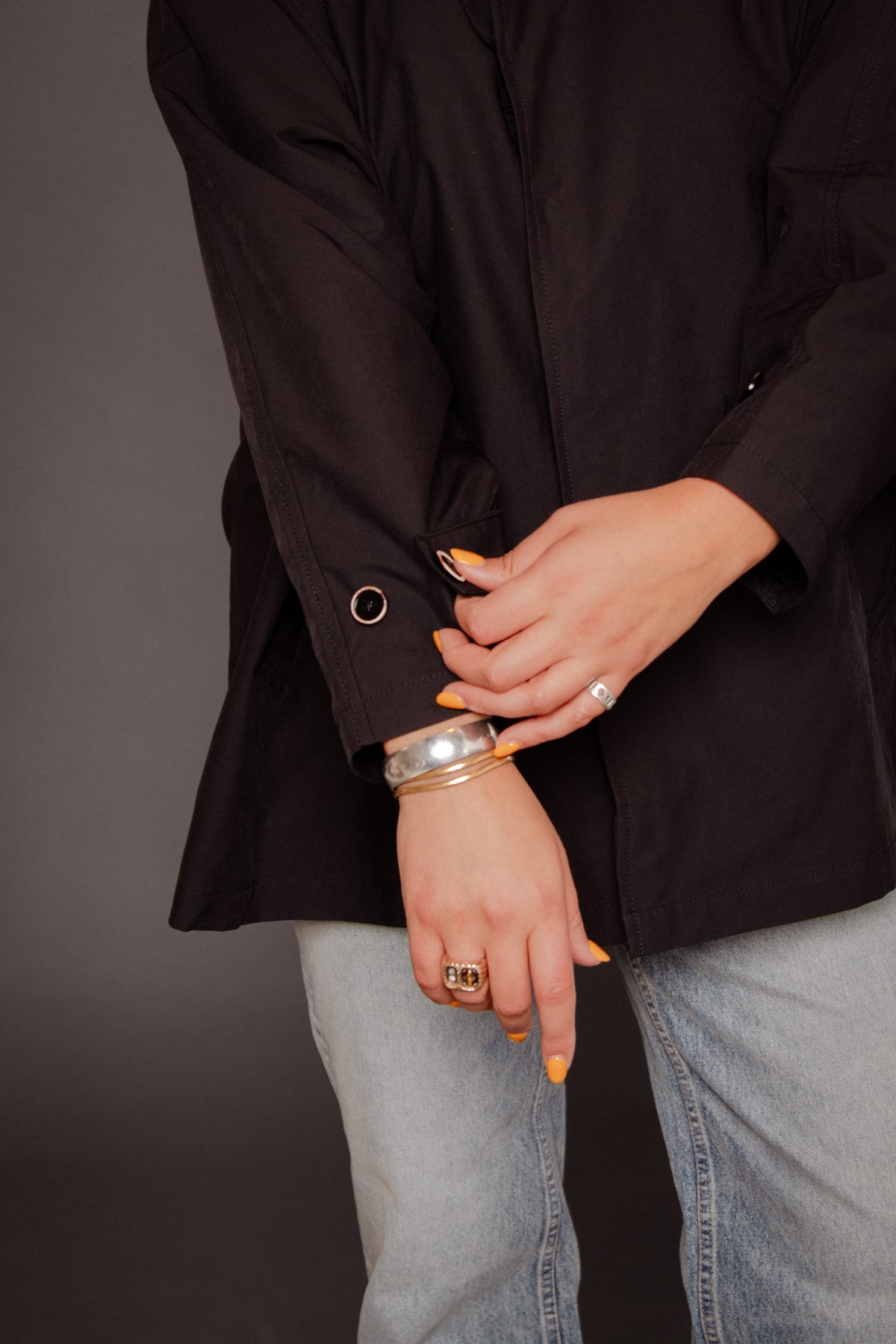 Mv Short Balmaccan Coat Black