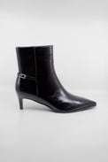 Biaabbie Buckle Zip Boot Black Women's Boots Heels Bianco