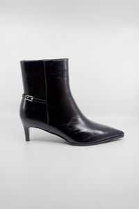 Biaabbie Buckle Zip Boot Black Women's Boots Heels Bianco