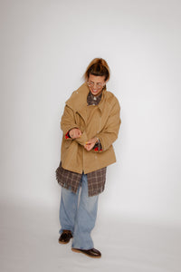 Leona Jacket Tan Women's Tops Outerwear Muse Assembly