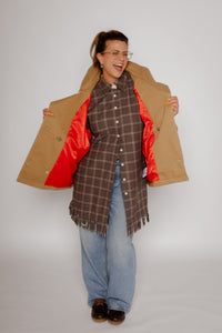Leona Jacket Tan Women's Tops Outerwear Muse Assembly