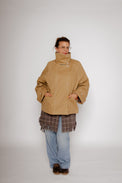 Leona Jacket Tan Women's Tops Outerwear Muse Assembly
