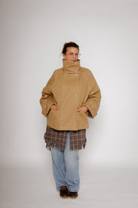 Leona Jacket Tan Women's Tops Outerwear Muse Assembly