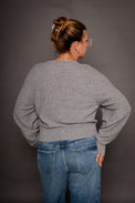 Mv Henry Knit Po Light Gray Women's Tops Moussy Denim