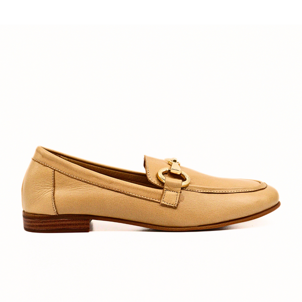 Women's leather loafer Sabina Camel by ATELIERS