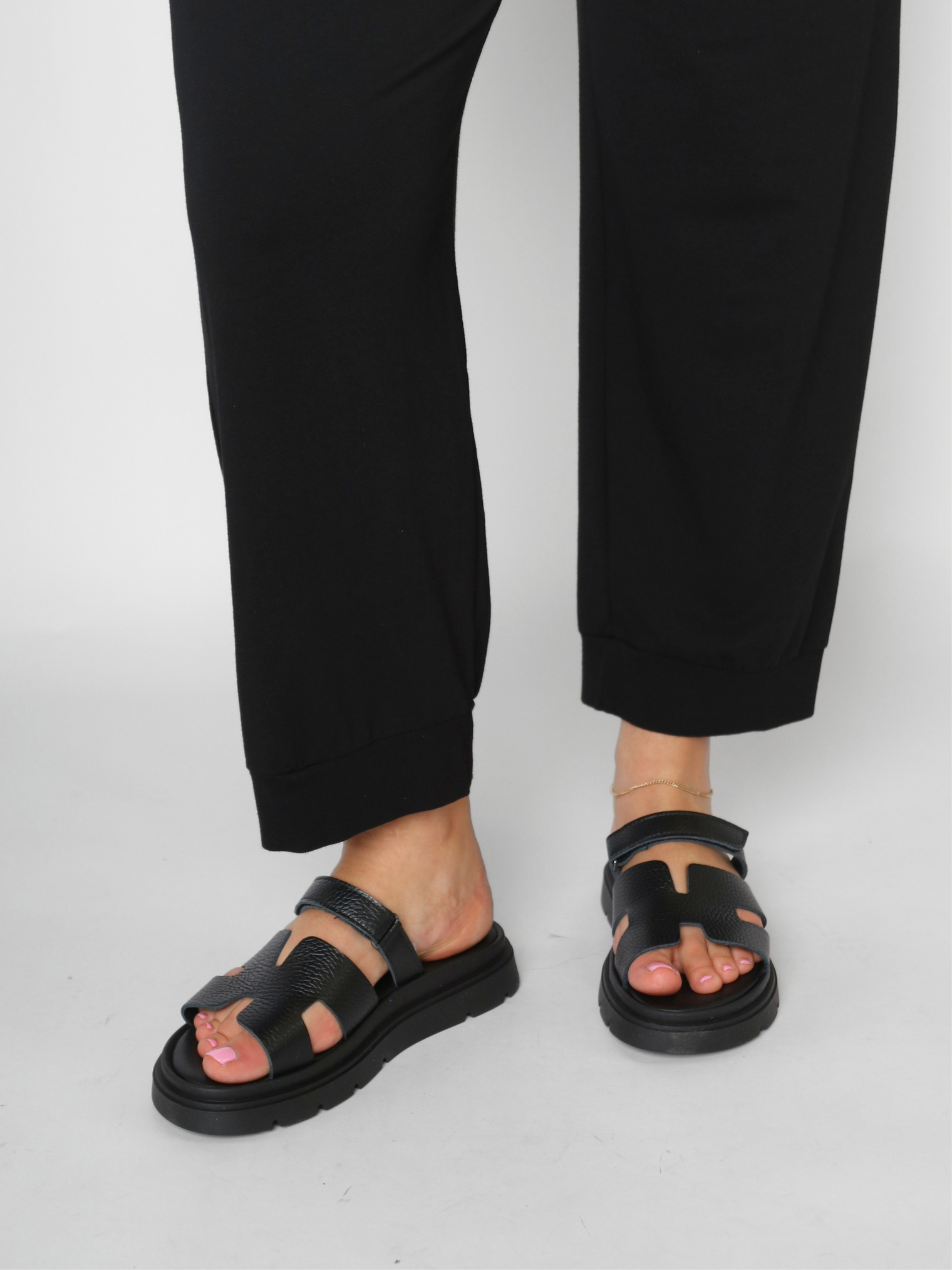 Caleb Black Women's Sandals Ateliers