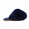 Snowball Slipper Navy Faux Fur Women's Shoes Free People