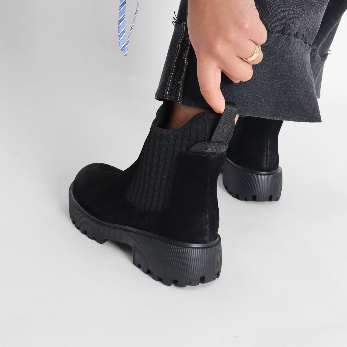 Isabella Warm Black Women's Boots Woden