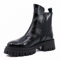 Koi Black Naplack Women's Boots Ateliers    