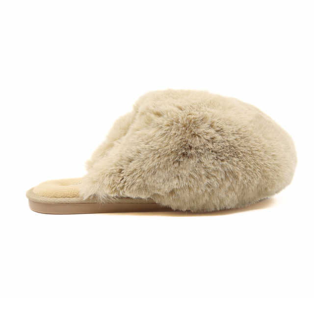 Snowball Slipper Taupe Faux Fur Women's Shoes Free People