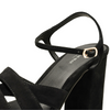 Women's platform sandal Nova Strap Suede Black by SHOE THE BEAR