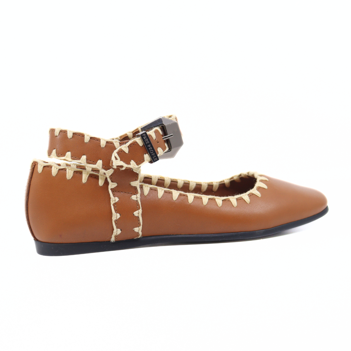 Crochet Mystic Flat Tan Women's Shoes Flats Free People
