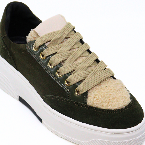 Viola Olive Women's Sneakers Platforms Ateliers    