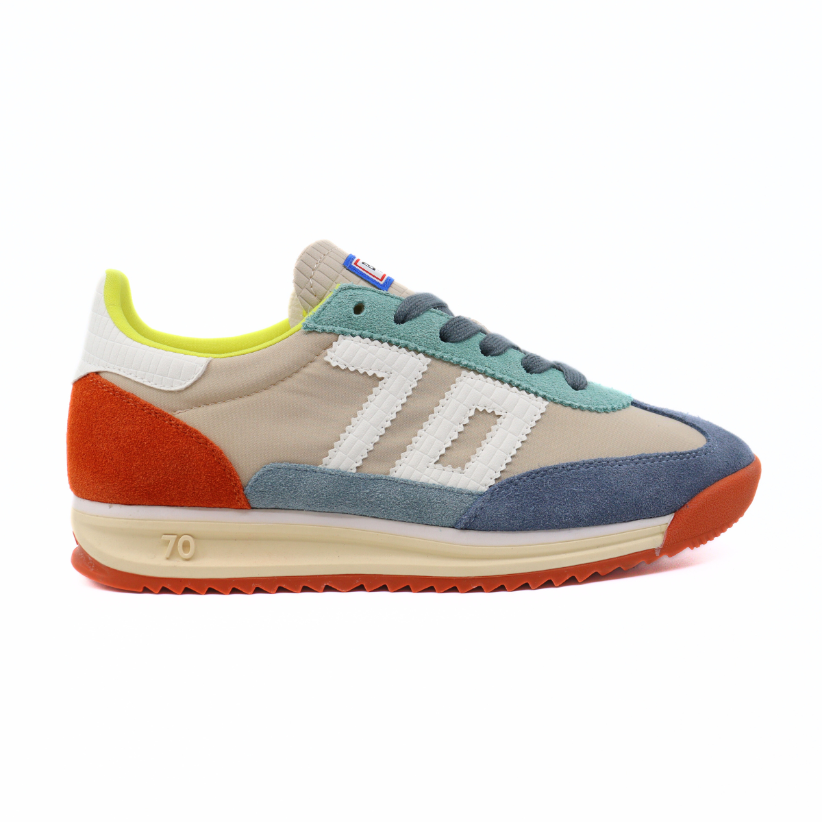 Barkley Jogger Multi Jeans Orange Women's Sneakers Back 70