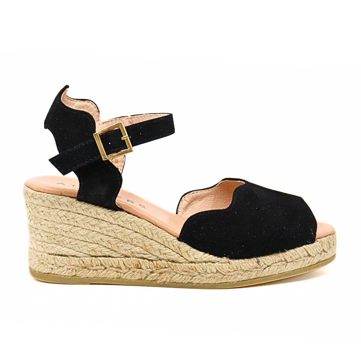 Oasis Black Women's Sandals Heels Ateliers    
